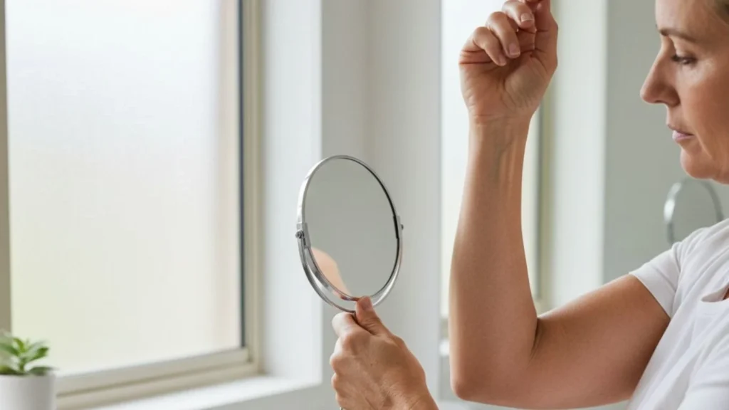 Self skin check at home for early skin cancer awareness in Canberra
