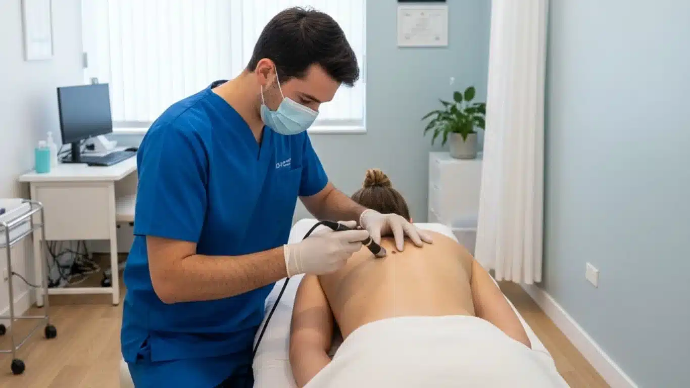 Professional skin check for melanoma early detection in Canberra